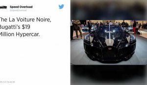 Salon de Genève. Bugatti présente « La Voiture Noire », l'automobile neuve la plus chère du monde