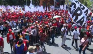 Manifestation en soutien à Maduro à Caracas