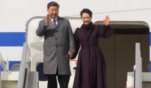 Le président chinois Xi Jinping atterrit à Roissy