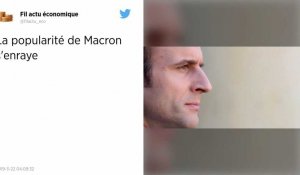 La cote de popularité d'Emmanuel Macron en légère baisse, celle de Christophe Castaner chute de 3 points