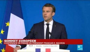 Le discours d'Emmanuel Macron sur le Brexit