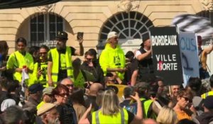 "Gilets jaunes": début de la manifestation à Bordeaux