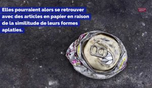 Ne pas écraser une canette en aluminium