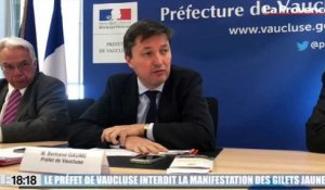 Avignon : le préfet de Vaucluse interdit la manifestation de samedi