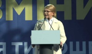 Kiev/élection: Timochenko tient son dernier meeting de campagne