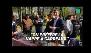 Ruffin boycotte Macron et pique-nique derrière l&#39;Élysée