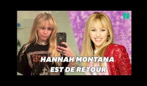 Miley Cyrus se transforme et redevient Hannah Montana
