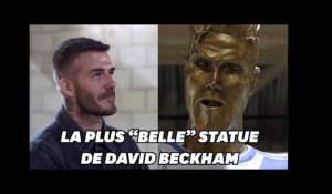 Une statue de David Beckham aussi ratée que celle de Ronaldo