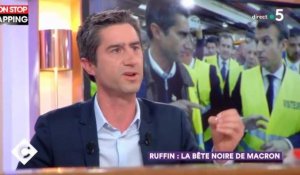 Emmanuel Macron : le coup de gueule de François Ruffin sur ses relations dans "C à vous" (vidéo)