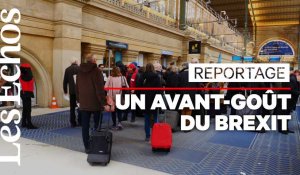 Eurostar : les douaniers testent l'épreuve d'un brexit dur à la Gare du Nord