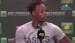 ATP - Indian Wells 2019 - Gaël Monfils à Miami ? : "L'idée c'est que Elina Svitolina gagne le tournoi