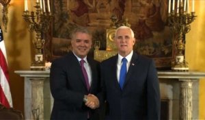 Venezuela: le président Ivan Duque reçoit Mike Pence
