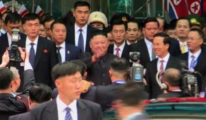 Kim débarque au Vietnam pour son sommet avec Trump