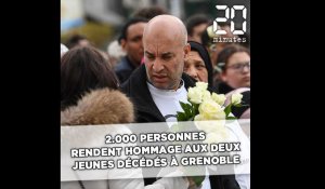 2.000 personnes rendent hommage aux deux jeunes décédés à Grenoble