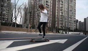 Chine: une skateuse glisse sur sa popularité internet