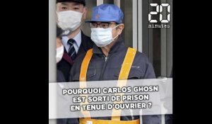 Pourquoi Carlos Ghosn est sorti de prison en tenue d'ouvrier ?