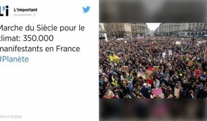 Climat. « Marche du siècle » : 350 000 personnes dans la rue en France, selon les organisateurs