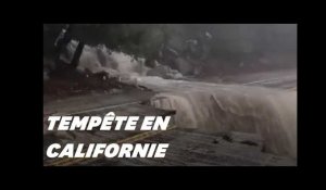 En Californie, des coulées de boues détruisent des maisons et inondent des routes