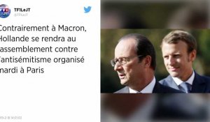 Emmanuel Macron ne participera pas au rassemblement contre l'antisémitisme