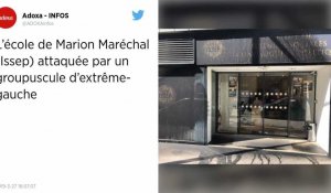 L'école fondée par Marion Maréchal vandalisée à Lyon, l'ex-députée RN veut porter plainte