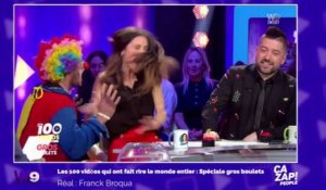 Capucine Anav terrorisée par un clown