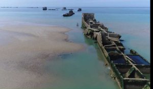 75th anniversary of D-Day. Breathtaking images of Normandy Landings sites