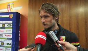 Réaction du capitaine du RC Lens, Guillaume Gillet après le match de barrage face à Dijon