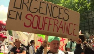 "Désolation day aux urgences" : manifestation à Paris