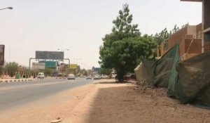 Des rues quasi désertes à Khartoum quelques jours après la répression