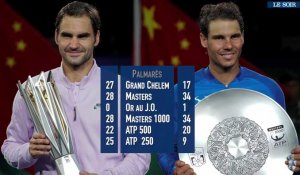 En chiffres: Roger Federer vs Rafaël Nadal