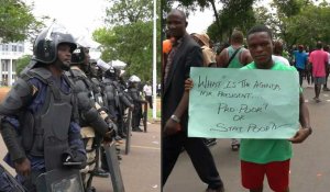 Liberia: des milliers de manifestants anti-Weah dans les rues de Monrovia