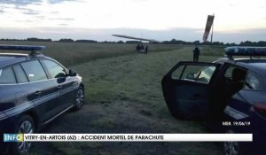 Vitry-en-Artois : Accident mortel de parachute en base jump