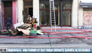 Marseille : des témoignages poignants après le sauvetage héroïque de trois enfants lors d'un incendie rue de Rome