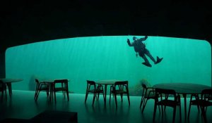 Dîner sous l'eau mais au sec dans le premier restaurant sous-marin d'Europe