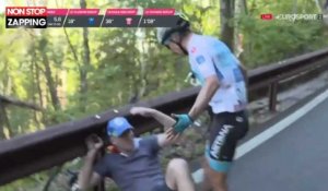 Cyclisme : Miguel Angel Lopez frappe un supporteur pendant le Tour d'Italie (vidéo) 