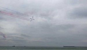 La Patrouille de France survole Les Sables-d'Olonne pour le Vendée air show
