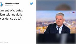 Laurent Wauquiez démissionne de la présidence des Républicains