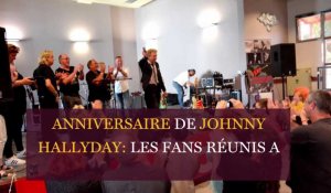 Des fans de Johnny Hallyday réunis à Tours-sur-Marne pour son anniversaire