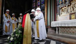 Messe Notre-Dame: "moment d'émotion" pour l'archevêque de Paris