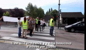 Les parents d'élèves mobilisés contre la fermeture d'une classe à Saint-Leu d'Esserent