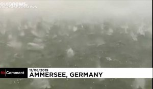 De violentes chutes de grêle en Allemagne font plusieurs blessés