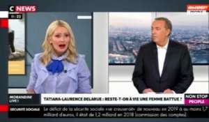 Morandini Live : Tatiana-Laurence Delarue se confie sur son passé de femme battue (vidéo)