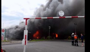 Un incendie dévaste le magasin Devianne sur la zone commerciale Jaux / Venette