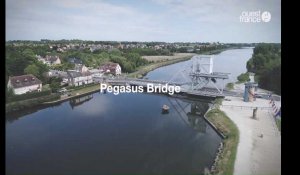 D-day. 75e anniversaire du Débarquement, à Pegasus Bridge