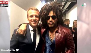 C à vous : Lenny Kravitz raconte sa rencontre improbable avec Emmanuel Macron (vidéo)