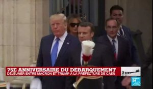 D-Day : déjeuner entre Macron et Trump à la préfecture de Caen