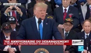 Trump aux vétérans du D-Day: "Vous êtes la fierté de notre pays"