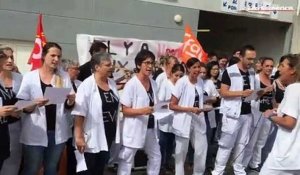 Martigues : les personnels urgentistes crient et chantent leur colère