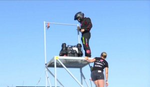 Franky Zapata tentera à nouveau l'exploit de traverser la manche sur son flyboard dimanche