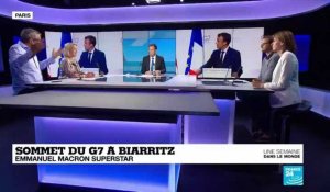 Sommet du G7 à Biarritz : Emmanuel Macron superstar